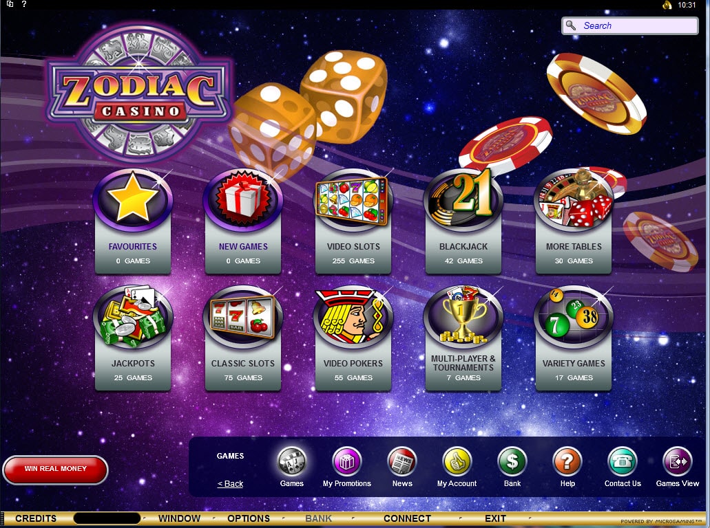 Zodiac Casino Lobby