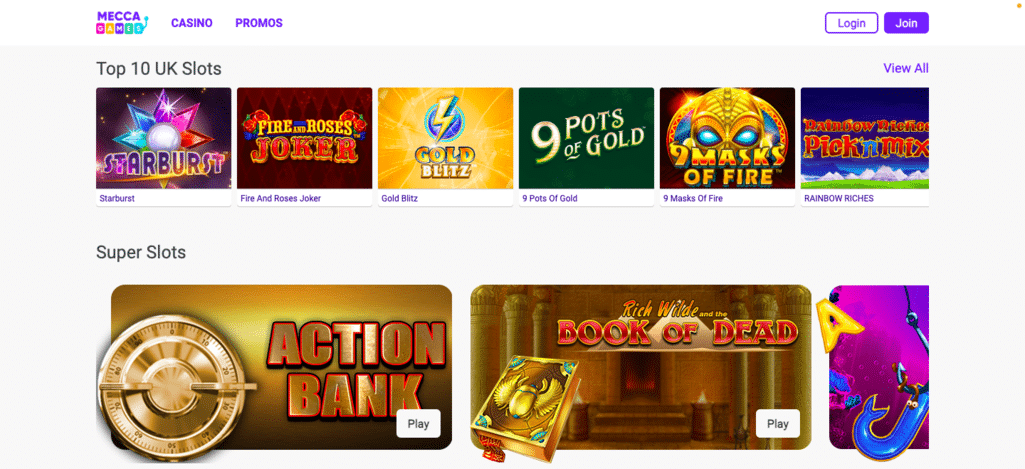 Mecca Games Homepage